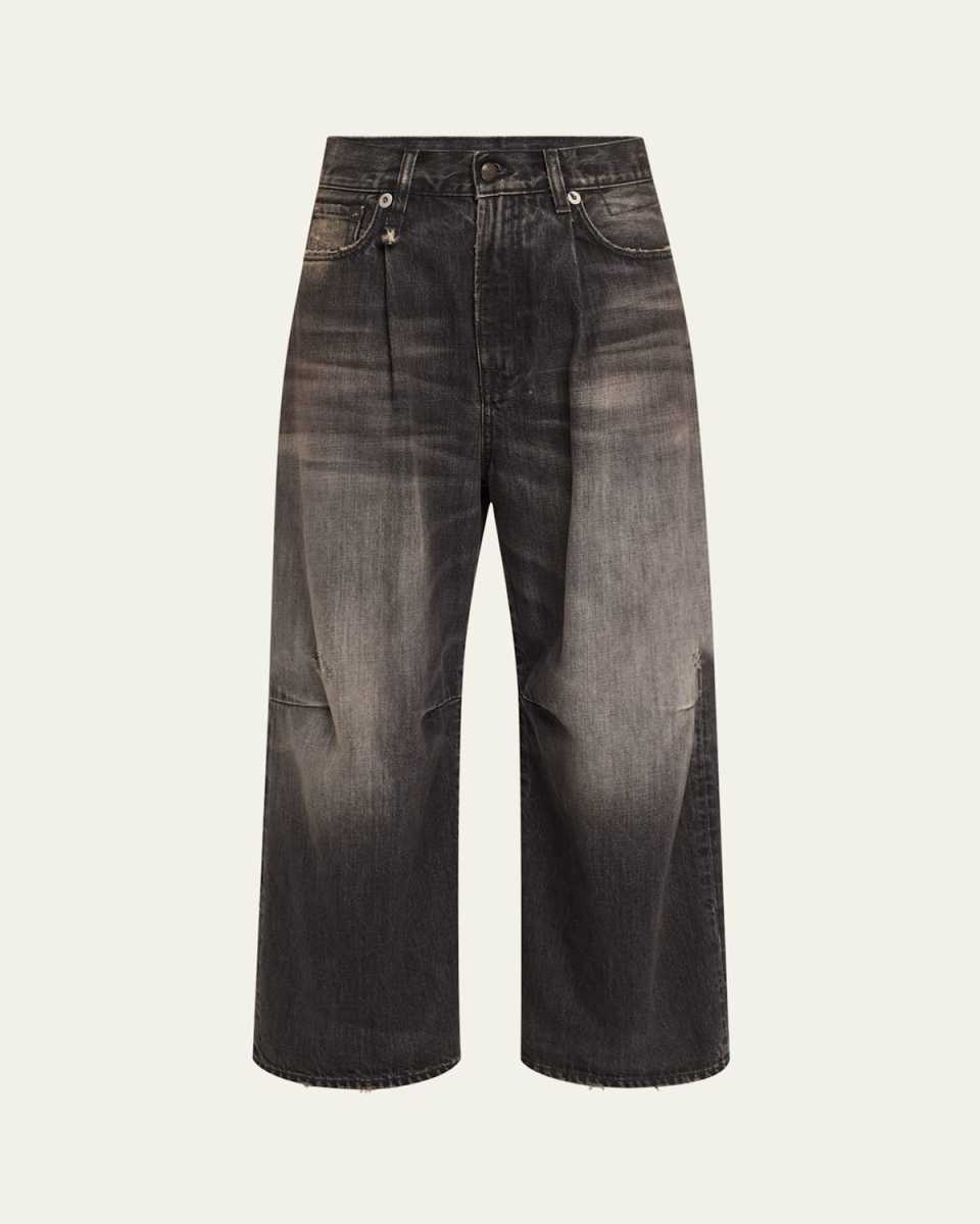 Cropped Wide-Leg Jeans